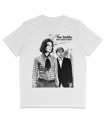 The Smiths - How Soon Is Now? - 1992 - Bianco e Nero - Maglietta Organica - Morrissey