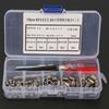 105Pcs Set Stainless Steel Wire Screw Sleeve Thread Repair Insert Kit Tool Set(M5*0.8)