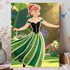 Disney Pearl Painting Frozen Anna Handmade DIY Pearl Gem Painting Pictures Crafts Special Shape Home Wall Decoration