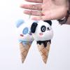 Panda ice cream plush doll pendant keychain small doll jewelry toy birthday gift rag doll