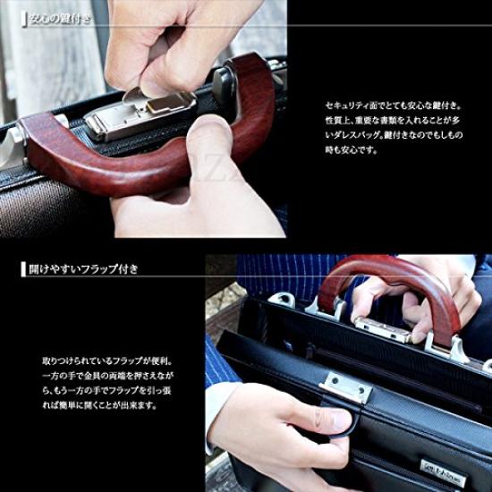 [Foundation] Men's Polycarbonate 2-Way Mini Dulles Bag, Black [IS-9011]