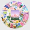 50pcs Korean Style Waterproof Graffiti Stickers for DIY Skateboards & Luggage