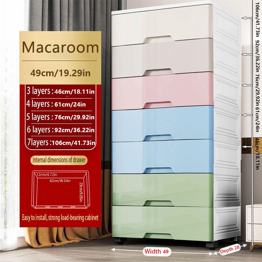 Dulap de depozitare cu sertare multifuncțional cu 3/4/5/6/7 straturi, dulap de diverse rezistent la praf