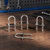 4pcs With Nut Plate Washe Round U Bolts Durable Steel U Bolts Strong Boat U Bolt  For Boat
