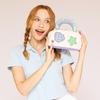 Dopamine Color Handheld Cosmetic Case Shell Toiletry Bag Storage Bag Cute Makeup Bag  Outdoor