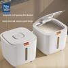 Mihoujijia Ivory White 5kg Plastic Rice Storage Container
