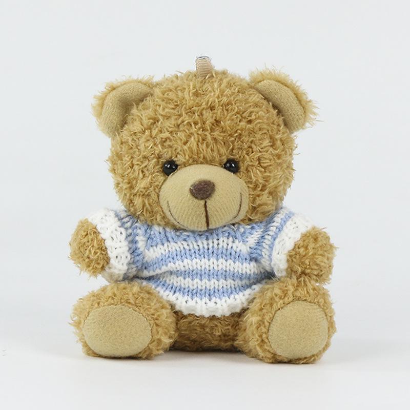 Charmante Teddybeer Sleutelhanger Pluche Pop - Aangekleed Koppeltje Rugzak Ornament Cadeau