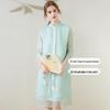 Women's Mulberry Silk Chinese Style Midi Dress