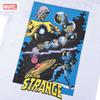 EVERSOUL Marvel Langarm-T-Shirt, Doctor Strange, Captain America, Amerikanischer Comic-Charakter Merchandise, Herren, Weiß, Größe XL [Parallelimport]