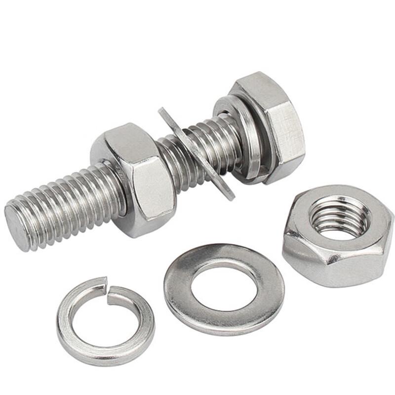 304 Stainless Steel Hex Bolt Set