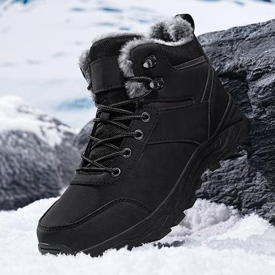 Winter Herrenstiefel Samt Wanderschuhe für Herren Warme Schneestiefel Outdoor Sport Cross Country Plüsch Herren Sneaker sapatos