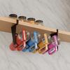 Wall Mounted Under Cabinet Water Bottle Organizer Carbon Steel Cup Storage Rack  Kitchen