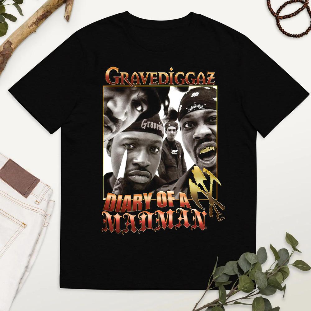 GRAVEDIGGAZ MADMAN T-shirt Cotton Tee For Men Women S-234XL NP1350 Unisex T-Shirt XXXXL