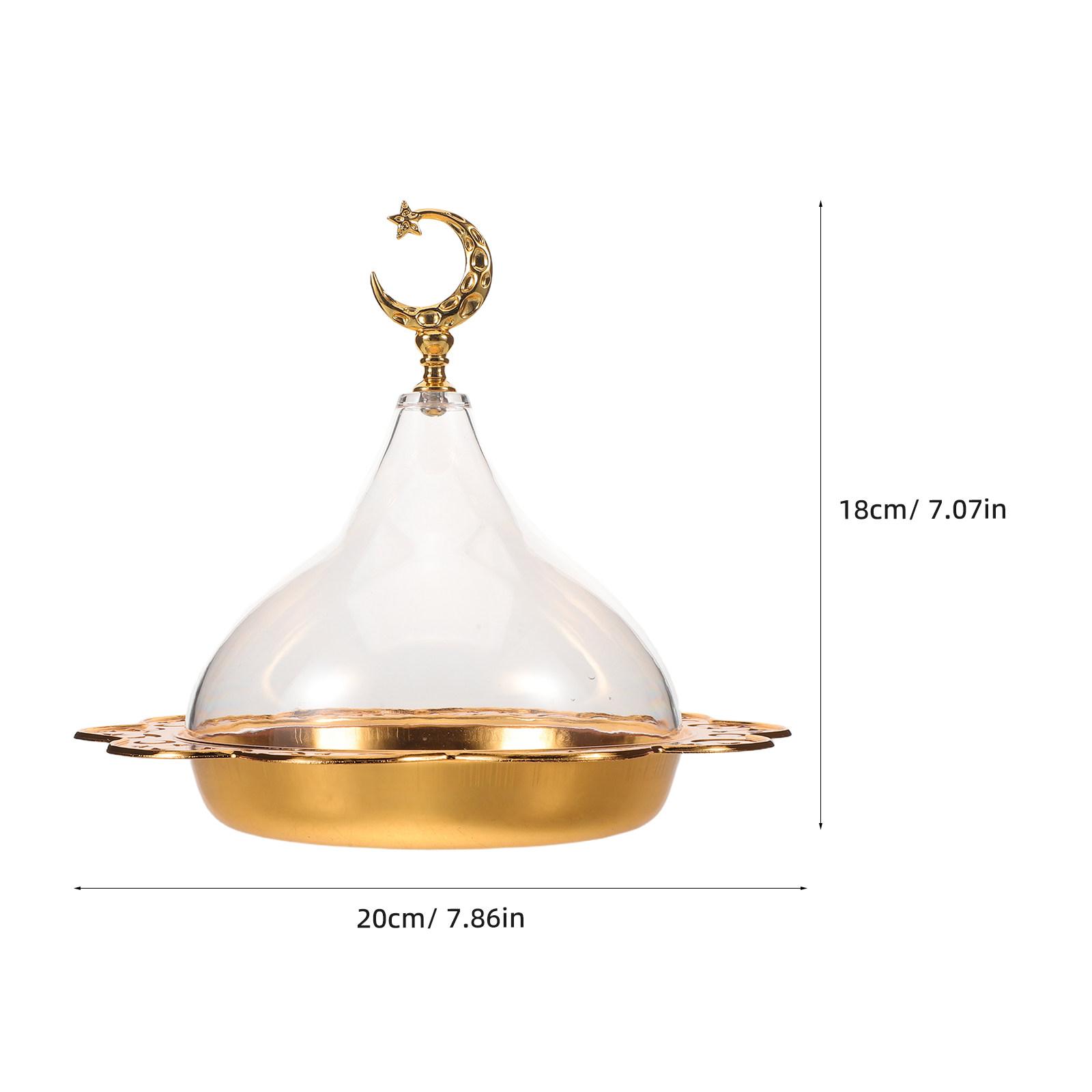 

European Style Round Fruit Tray Rack for Dry Fruits Snacks Candy Plate Festival Serving Platter Multifunctional Dessert Holder золотистый