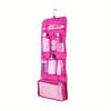 Hanging Toiletry Bag Large Capacity Travel Organizer with Multi Compartment for Cosmetics Foldable Unisex Unscented Storage Pouch for Outdoor Trips