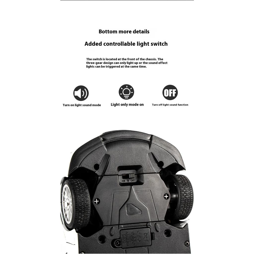 Maßstab 1/18 Porsche 918 Martini Lackiert Limitierte Auflage Legierung Metall Diecast Automodell Geburtstagsgeschenk für Freund Sound & Licht Serie