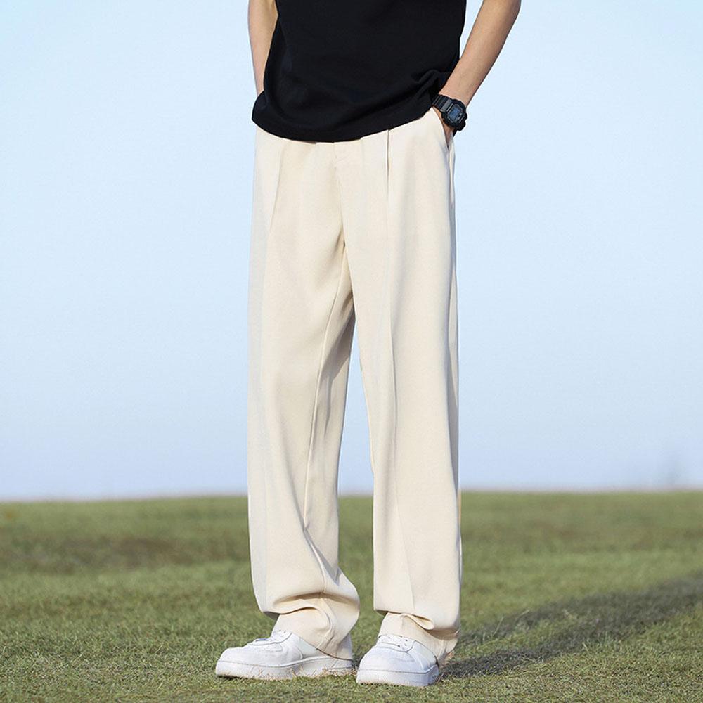 

Мужские весенне-летние свободные повседневные костюмы брюки широкие брюки брюки блейзер формальные брюки для мужчин корейская одежда спортивные штаны 2XL хаки