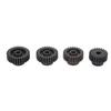 4Pcs RC Motor Pinion Gear 48P 23T 25T 27T 29T Rustproof Metal 48P Pinion Gear Set for 1/10 RC 3.175mm Motor