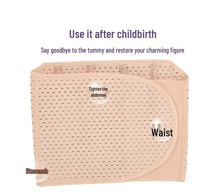 Breathable Postpartum Abdominal Support Waist Trainer - Slimming Belt & Body Shaper for Women