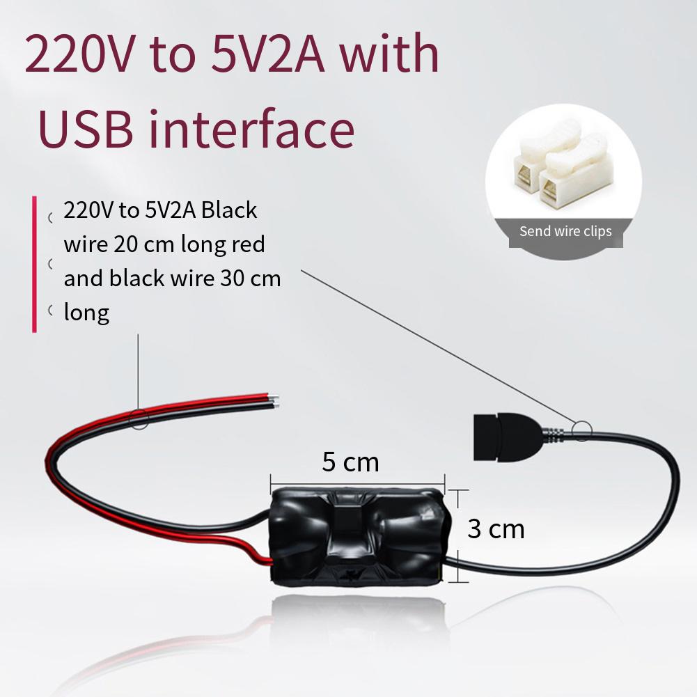 

2A Current Converter 220V To 5V Adapter Overheating Protection Overload Protection 220V To 5V Power Adapter Transformer