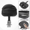 New Motorcycle Accessories Adjustable Plug-in Driver Seat Backrest Black PU Leather Fit For Victory Cross Country Tour 2010-2017