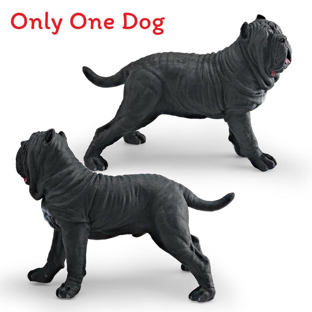 

Pvc Dog Security Guard Model For Kids Educational Decor And Collectors чорний