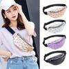 Elegant Geometric Holographic Waist Bags Stylish Fanny Belt Packs For Any Occasion