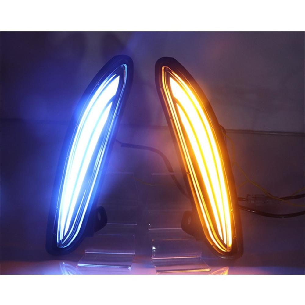 2Pcs Daytime Running Light LED Front Fog Lamp DRL For 21-22 Toyota Venza HARRIER