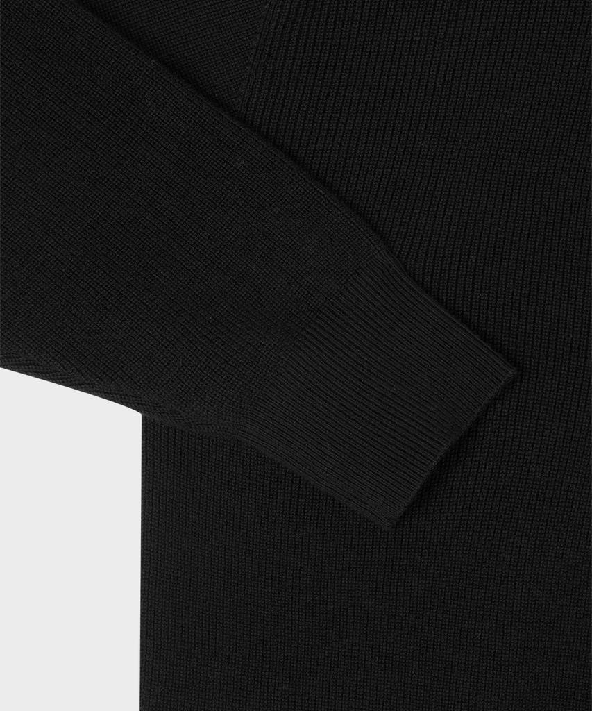 Teildeon Cotton Cashmere Crewneck Sweater Black