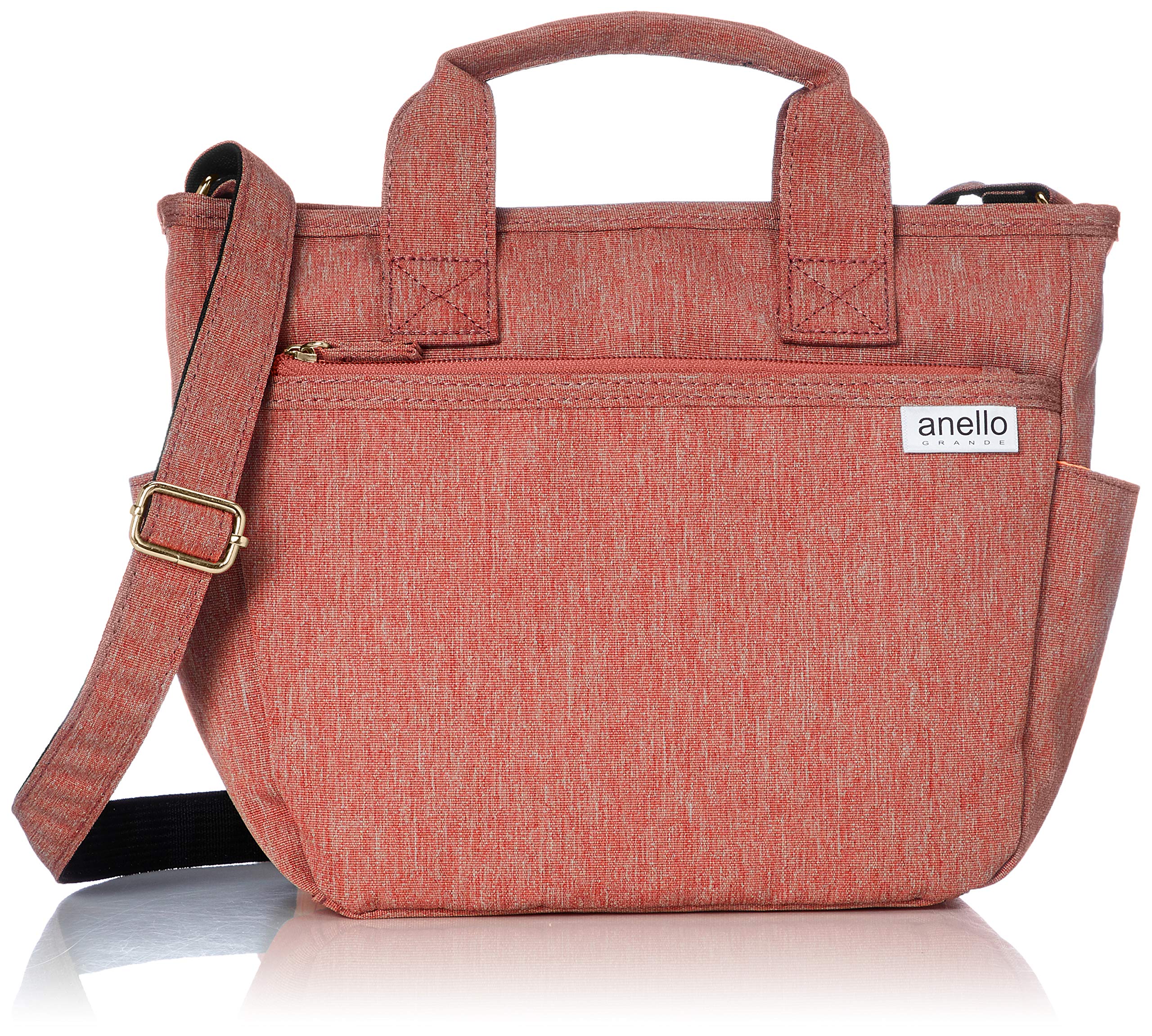 

Shoulder bag SPS Lightweight heathered poly tote type shoulder pink [Anello Grande] GU-H2315 water-repellent