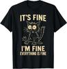Lustiges Katzen-Grafik-T-Shirt Kinder Seltsames Verrücktes Meme-Katzen-T-Shirt