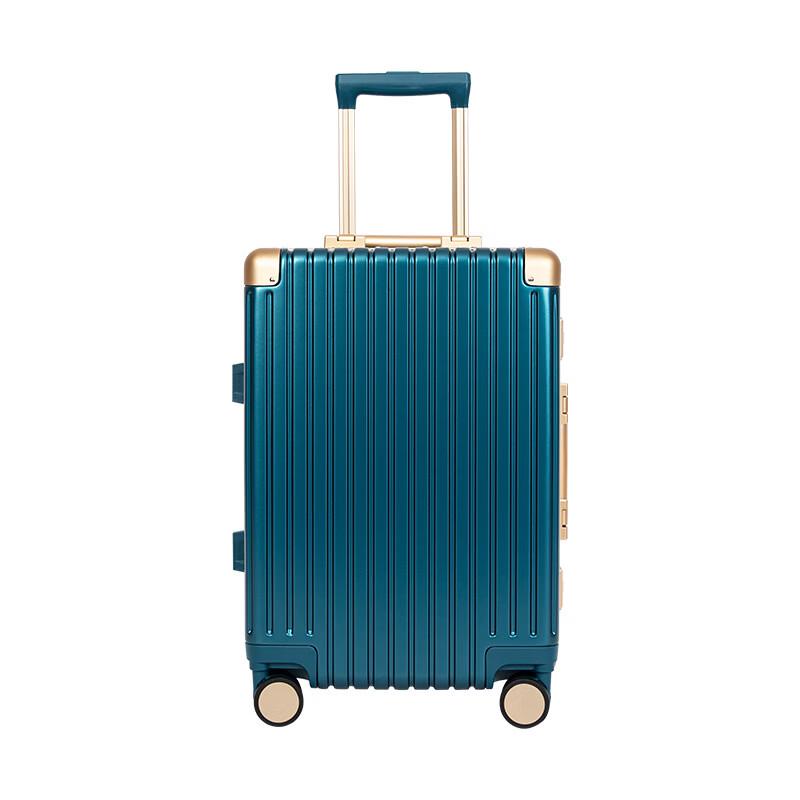 Li Shen Unisex Password Travel Suitcase with Universal Wheels 22-inch