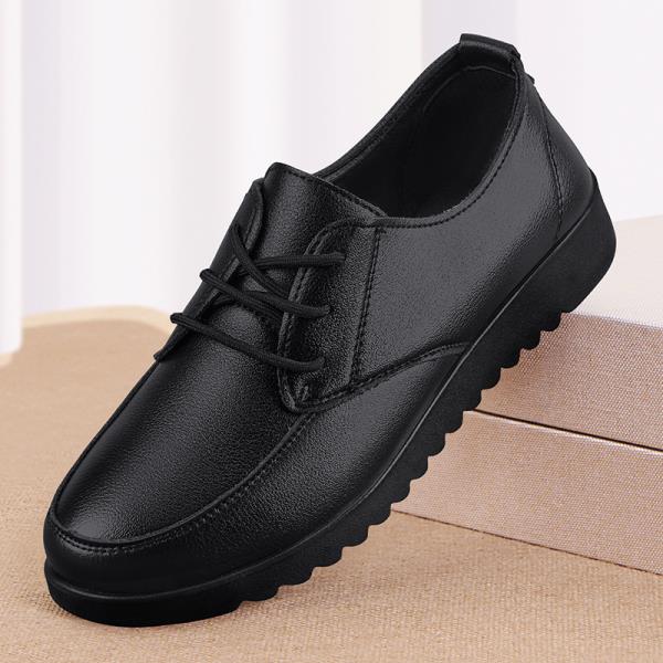 Fashion Flat Black Shoes For Women Summer Nurse Comfortable Shoes Woman Comfortable And Elegant Black Flats Summer