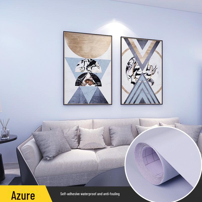 Self-Adhesive Solid Color PVC Wallpaper for Bedroom and Home Décor