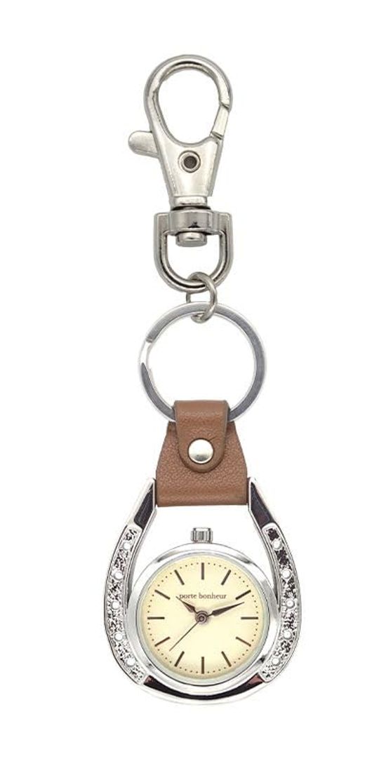 

[Подписаться] Карманные часы Porte Bonheur Horseshoe Charm Watch N03124A-0 BR Ladies коричневый