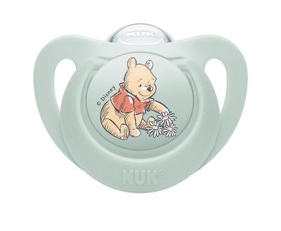 NUK Yıldız Emzik Dezenfektanı Bebekler İçin Aylar Winnie the Pooh OCNK10730926 (Kılıflı) 0-6 /