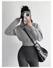 2025 Stylish American Winter Hooded Sweatshirt: Versatile, Loose Fit, High-Waisted, Trendy Top