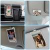 Pack of 3 Quick Install Acrylic Car Sun Visors Photo Clip Holders 3 Inch Universal Multifunction Safe Driving Design