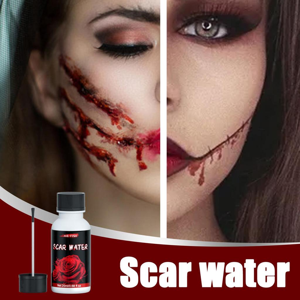 Halloween Speciální efekty Makeup Set Malování Falešný Body Makeup Set Voskové Krev Krev Jizva Malování Falešný U5D6