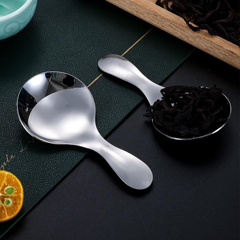 Niedlicher Edelstahl Löffel Kurzer Griff Gold Eis Tee Kaffee Löffel Kinderlöffel Küche Gewürz Schaufel