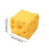 10CM/12CM Big Squeeze Cheese Toy Slow Rising Food Squeeze Sensory Stress Reliever Cheese Block Decompress Toy for Kids Adults