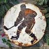 Metal Poster Wall Art Retro Hockey Sign Home Garage Decor