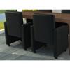 Day and Night - Day and Night Dining Chairs 2 Units Black Synthetic Leather