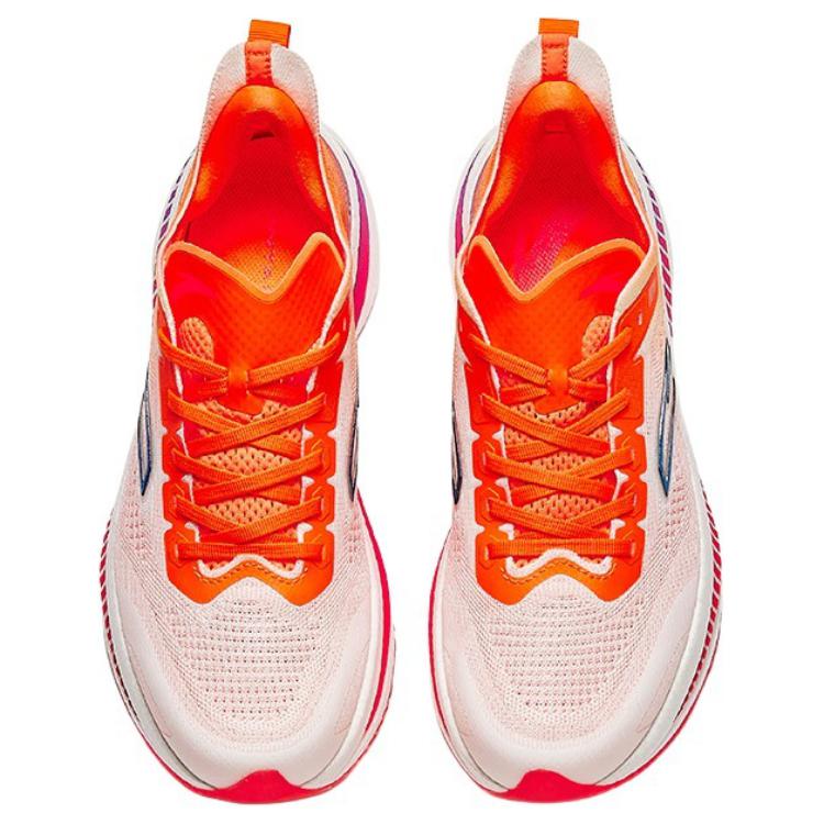 New Anta Cushioning Anti Slip And Wear Resistant Low Top Full Length Carbon Plate Training Running Shoes Men's Red White 912425588-6