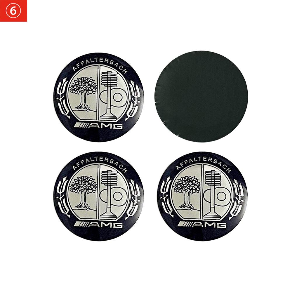 

Car Sticker 4Pcs For Mercedes Benz W203 W204 W205 W209 W210 W211 W212 W176 W166 W163 75mm Car Wheel Hub Emblem Sticker Auto Rim 75mm