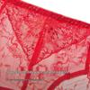 Maniform Women's Lucky Red Lace Mid-Low Waist Briefs