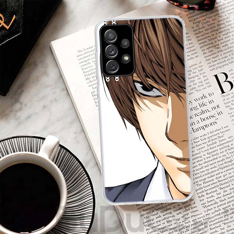 N-Note D-Death Yagami Light Phone Case For Samsung A17 A16 A26 A36 A56 A15 A14 A13 A55 A54 A53 A35 A34 A33 A25 A24 A23 A05S A04S