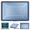 For Macbook Air 15 inch (2025)/(2024) A3114 M3/(2023) M2 A2941 Anti-Slip Laptop Case Honeycomb Heat Dissipation Kickstand PC+TPU Cover