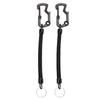 1/2/5pcs Anti-lost Outdoor Retractable Spring Elastic Rope Fishing Lanyards  for Camping Hiking