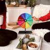 Portable Tabletop Fortune Roulettes Wheel Accessory for Carnivals and Celebration Smooth Rotation and Stability